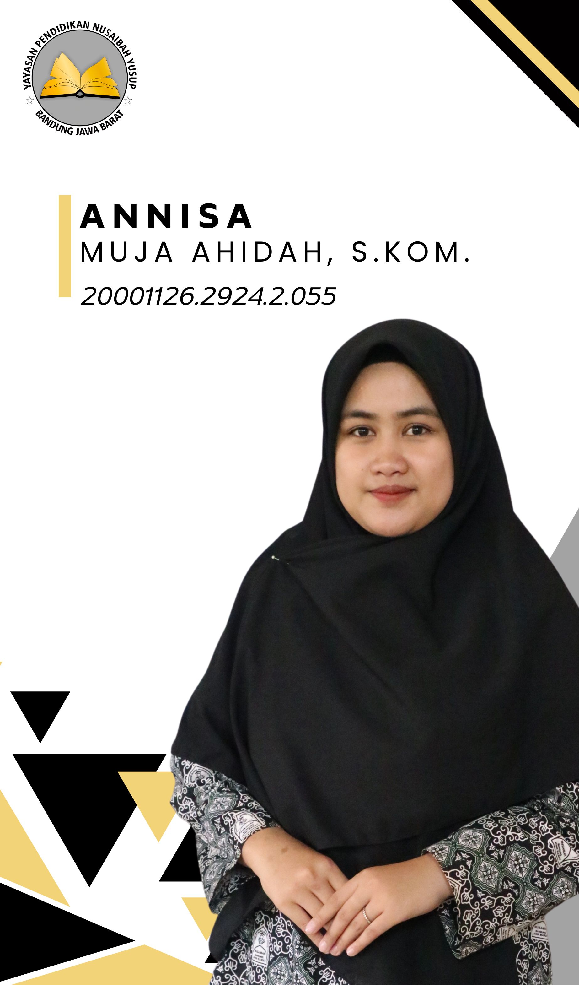 Annisa Muja Ahidah, S.Kom